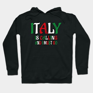 italy is calling and i must go Hoodie